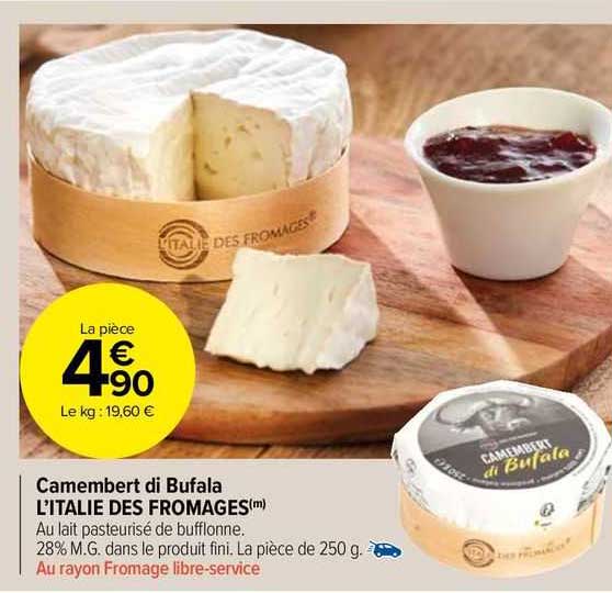 camembert di bufala l'italie des fromages