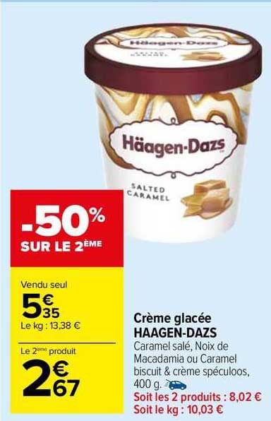 crème glacée haagen-dazs