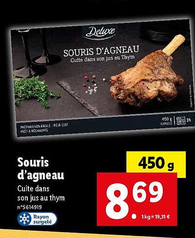 deluxe souris d'agneau