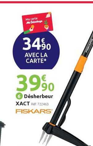désherbeur xact fiskars