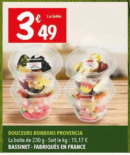 douceurs bonbons provencia