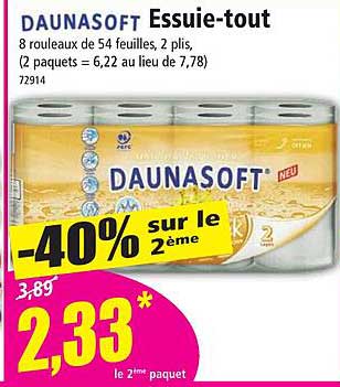 essuie-tout daunasoft