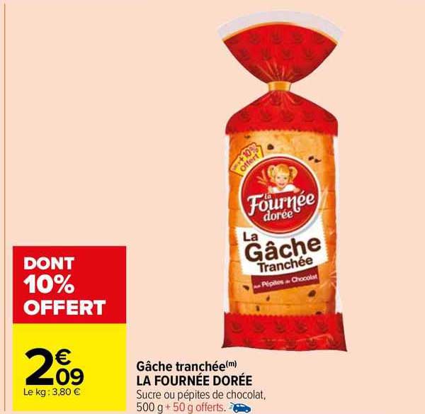gâches tranchée la fournée dorée