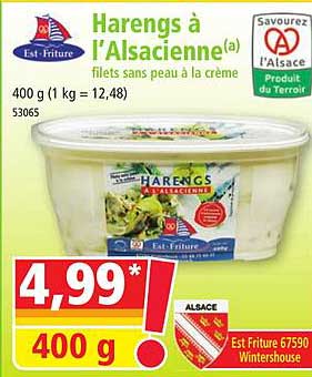 harengs à l'alsacienne