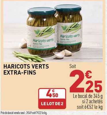 haricot verts extra-fins