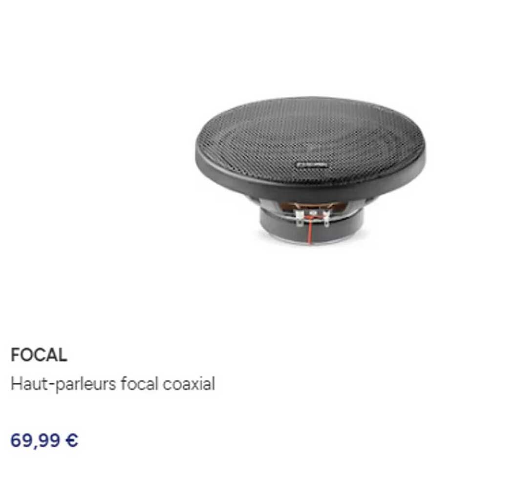 haut-parleurs focal coaxial