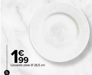l'assiette plate ø 26.5 cm
