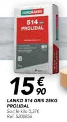 lanko 514 gris 25 kg prolidal