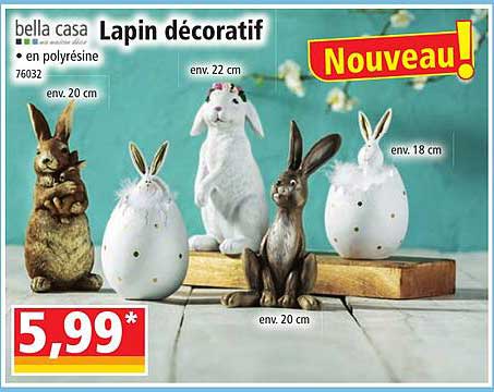 Lapin Décoratif Bella Casa