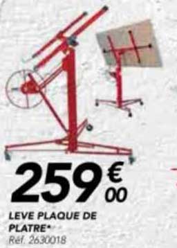 Lève Plaque De Platre