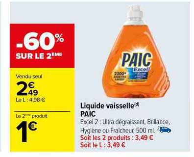 Liquide Vaisselle Paic