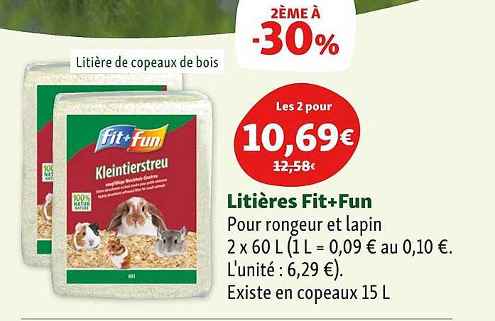 litières fit+fun
