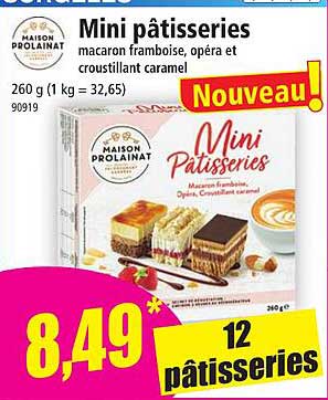 maison prolainat mini pâtisseries
