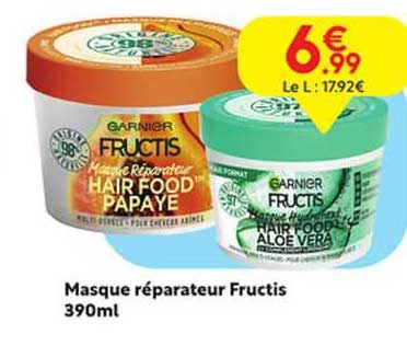 masque réparateur fructis 390ml