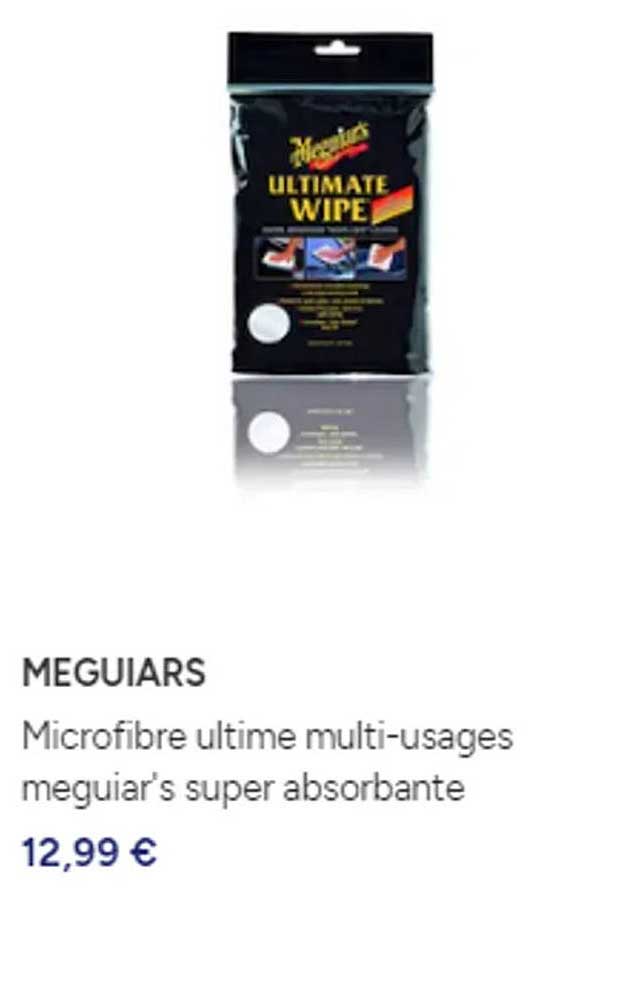 microfibre ultime multi-usages meguiar's super absorbante