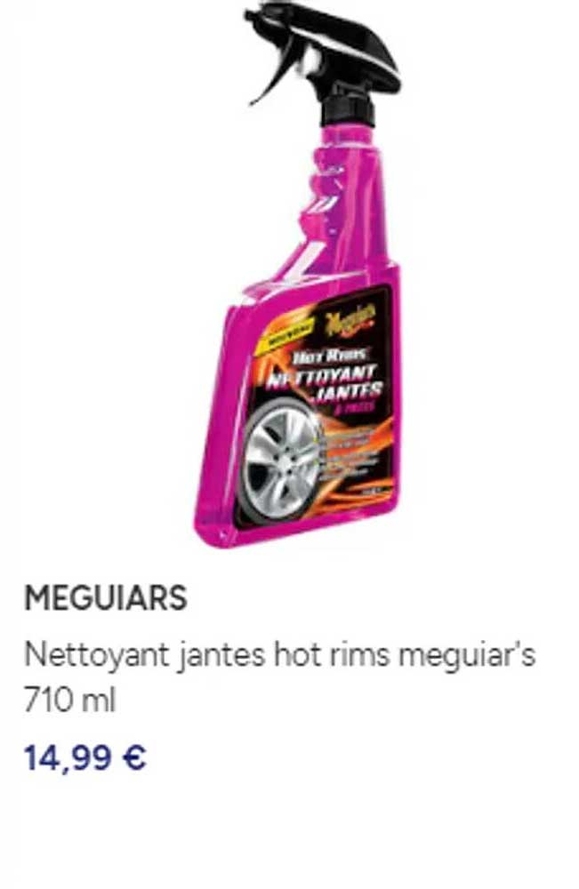 nettoyant jantes hot rims meguiar's