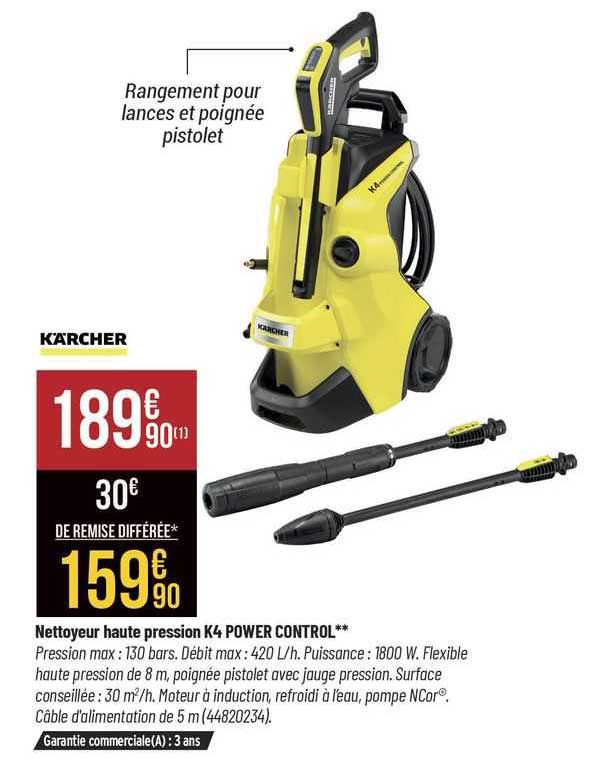 nettoyeur haute pression k4 power control kärcher