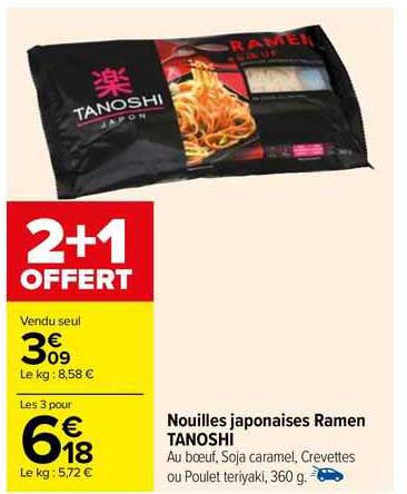 Nouilles Japonaises Ramen Tanoshi