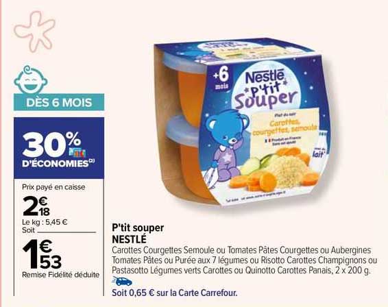 p'tit souper nestlé