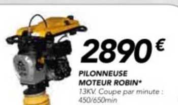 pilonneuse moteur robin