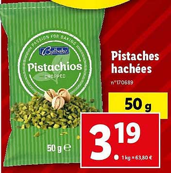 Pistaches Hachées