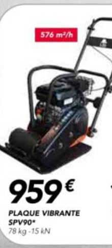 plaque vibrante spv90