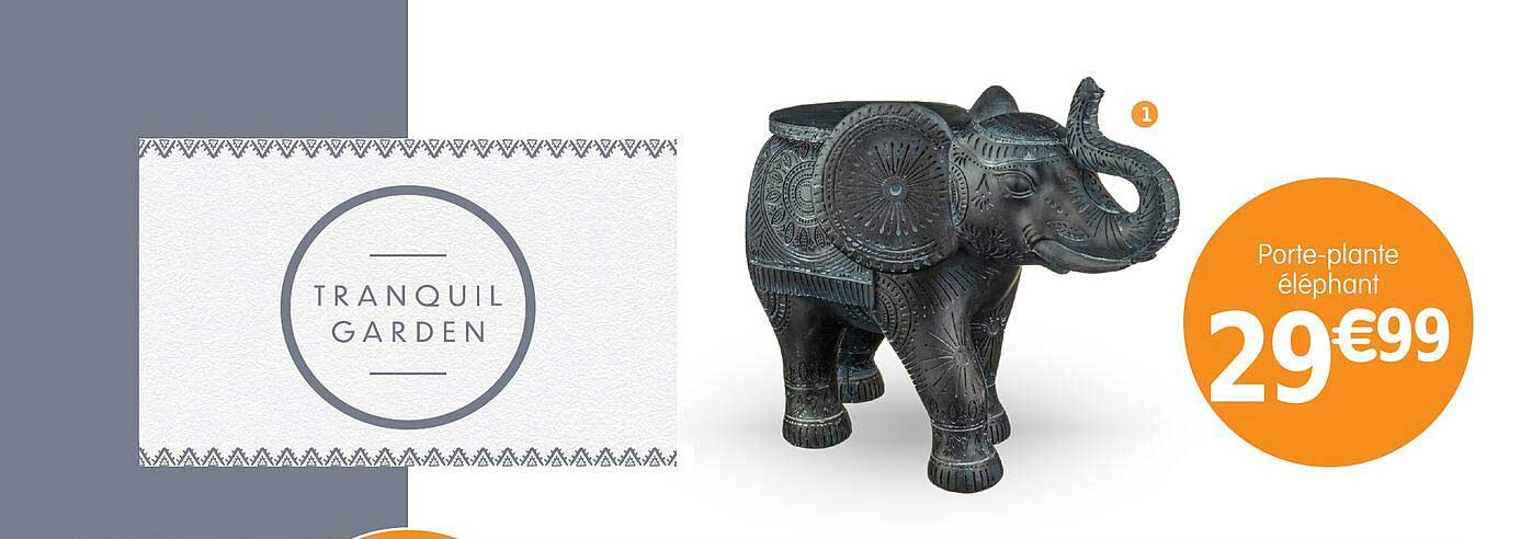 porte-plante éléphant
