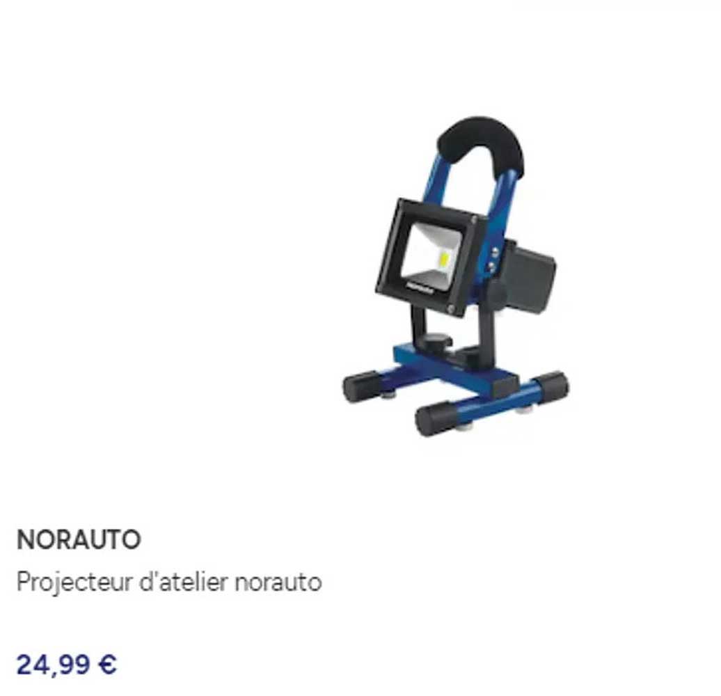 projecteur d'atelier norauto