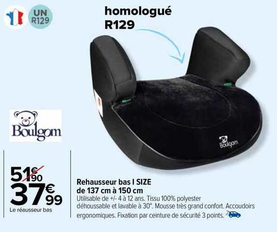 rehausseur bas i size de 137 cm à 150 cm