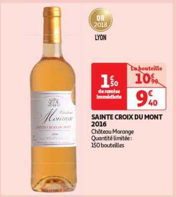 sainte croix du mont 2016 château morange