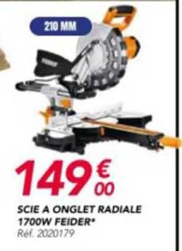Scie à Onglet Radiale 1700 W Feider