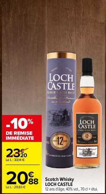 scotch whisky loch castle