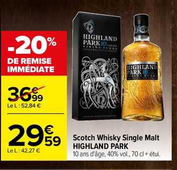 Scotch Whisky Single Malt Highland Park