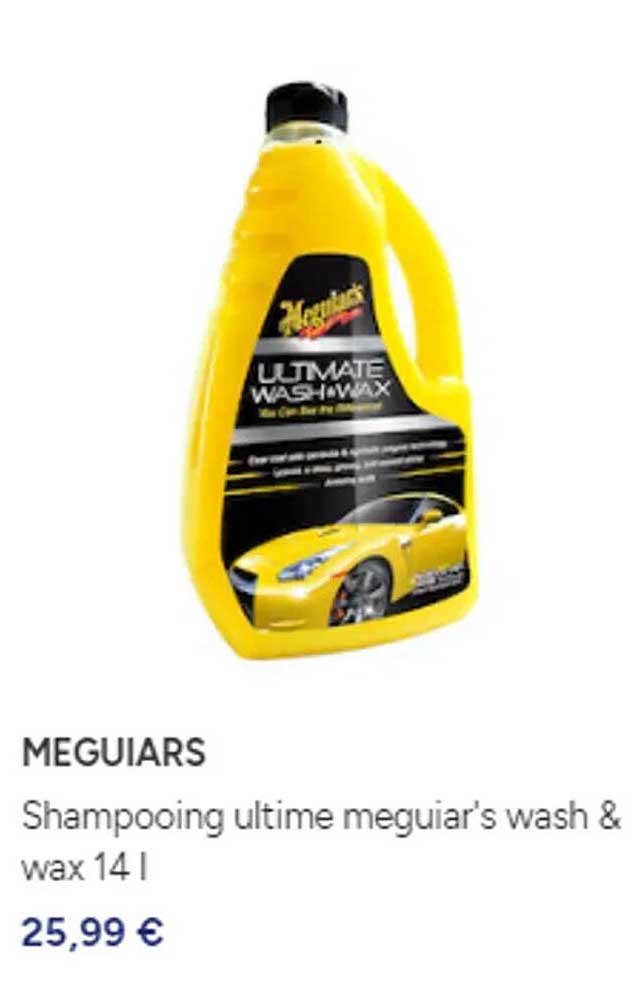 shampooing ultime meguiar's wash & wax 14 l