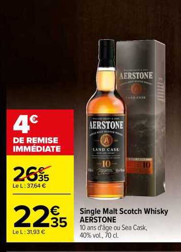 single malt scotch whiksy aerstone