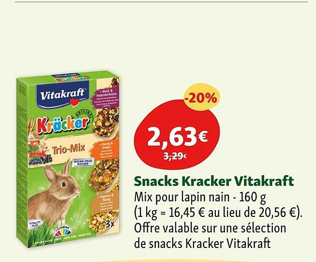 snacks kracker vitakraft