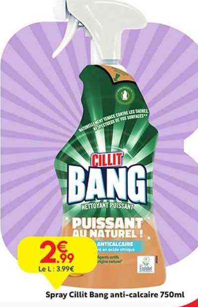 spray cillit band anti-calcaire 750 ml
