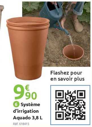 système d'irrigation aquado 3,8 l