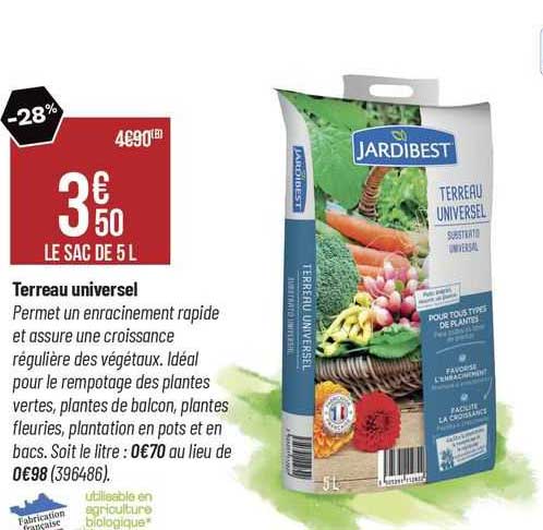 terreau universel jardibest