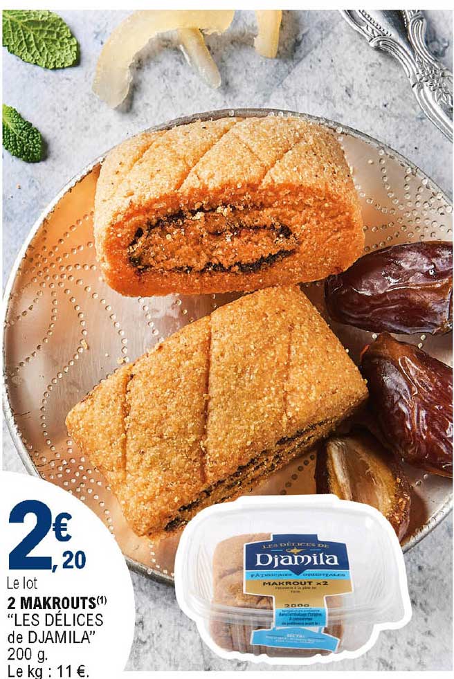 2 makrouts "les délices de djamila"