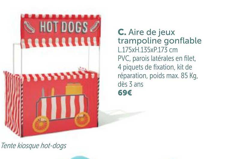 aire de jeux trampoline gonflable