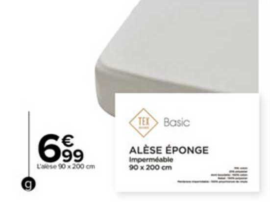 Alèse éponge Tex Basic