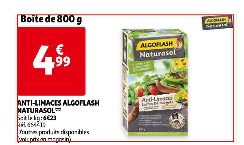 Anti-limaces Algoflash Naturasol