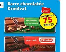 barre chocolatée kruidvat