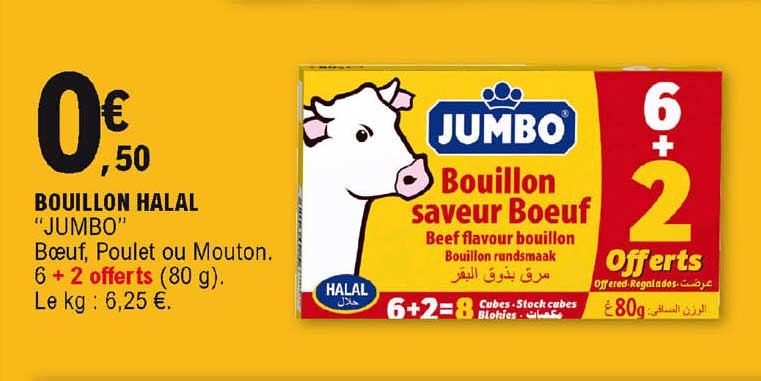 Bouillon Halal "jumbo"