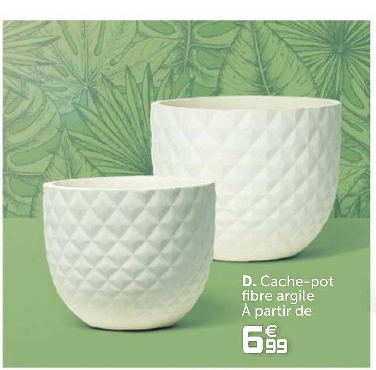 cache-pot fibre argile