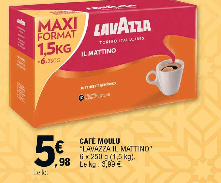 Café Moulu "lavazza Il Mattino"