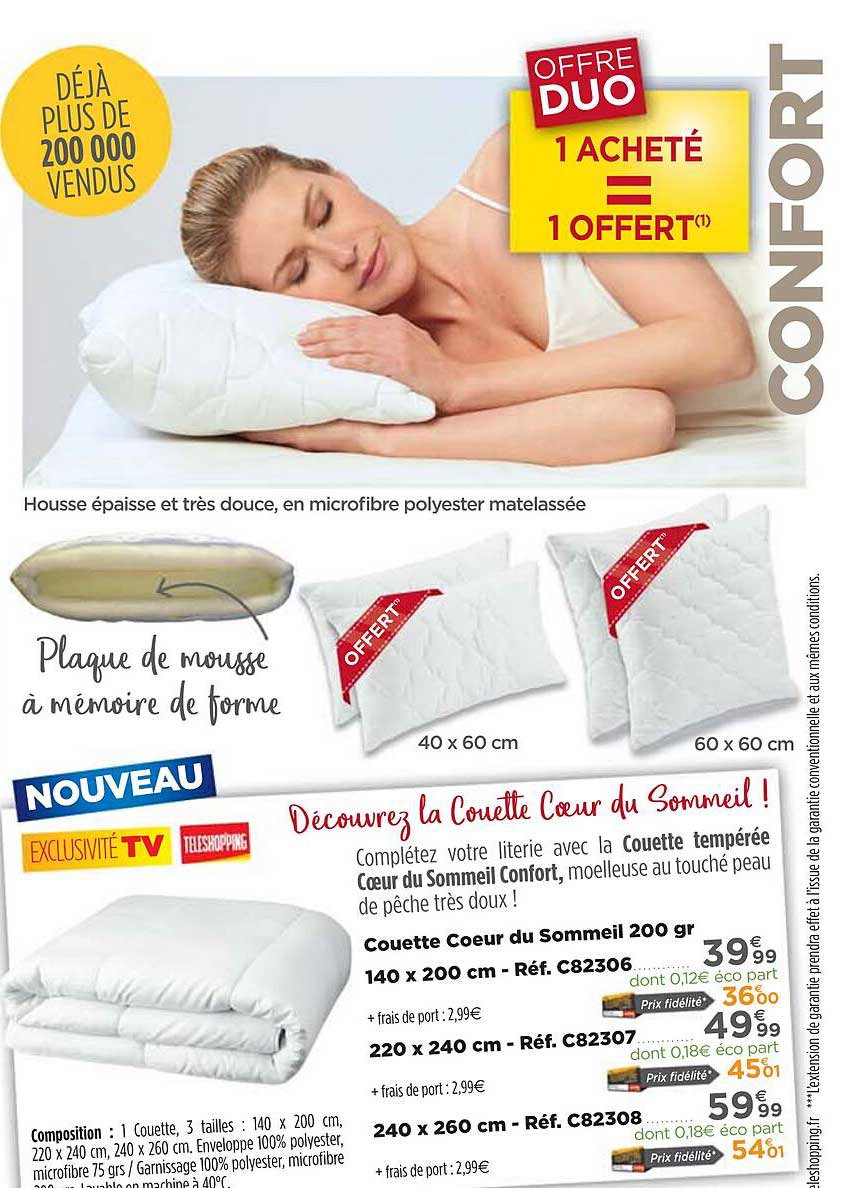 couette cœur du sommeil