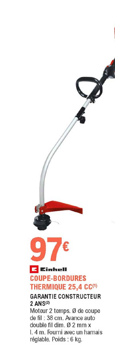 Coupe-bordures Thermique 25,4 Cc Einhell