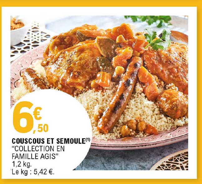 Couscous Et Semoule "collection En Famille Agis"